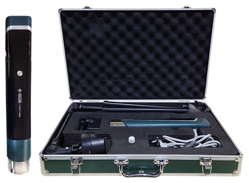 OlyLife Vitality Wand with its carrying case and attachments