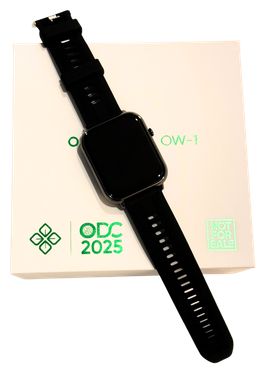 OlyWatch smart watch on its box